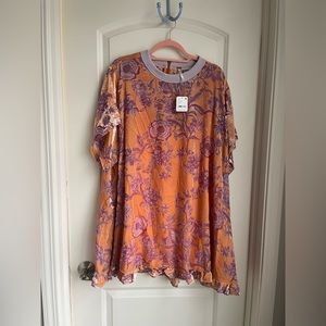 Free People Coral Combo Dress